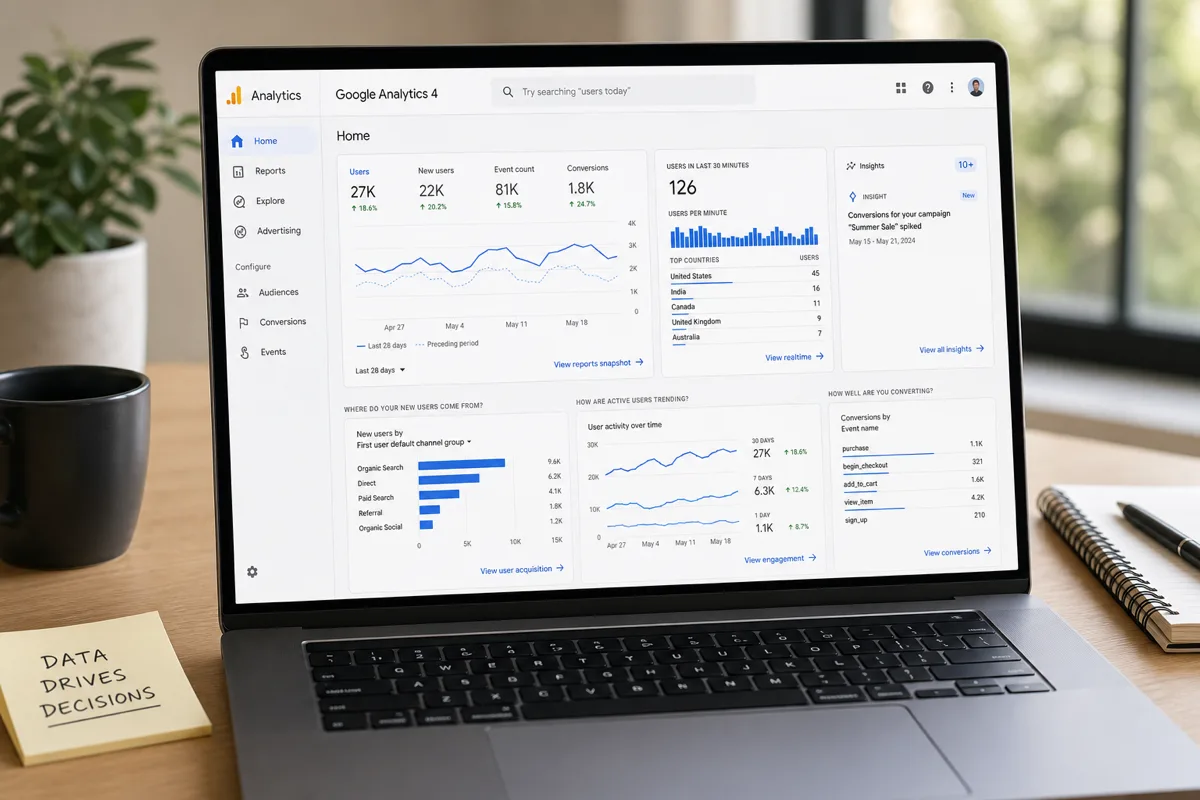 Google Analytics 4: Como Monitorar Seu Site e Tomar Decisões com Dados